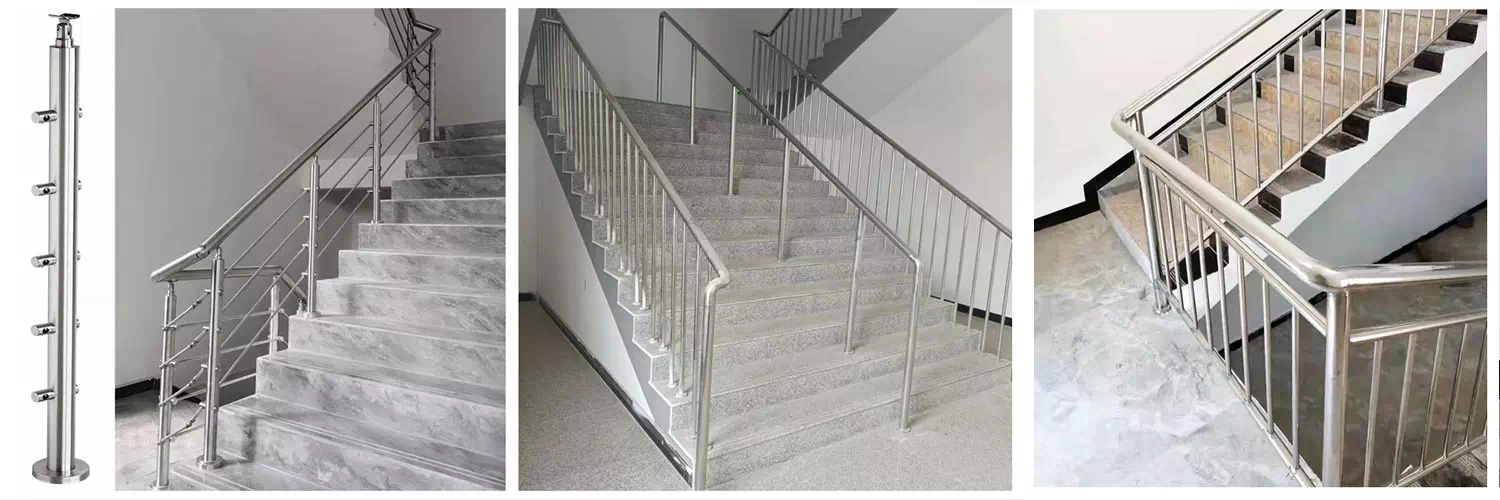 316 stainless steel glass stair railing accessories