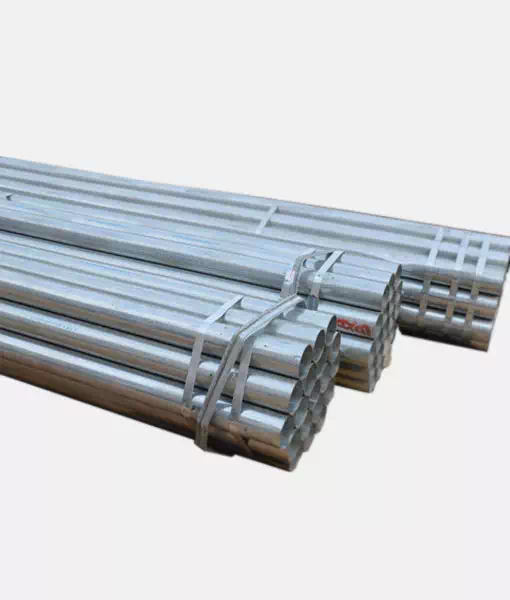Galvanized steel seamless pipe and tube
