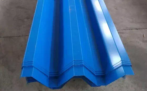 What is color molded steel plate