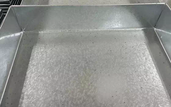 Galvanized freezer tray