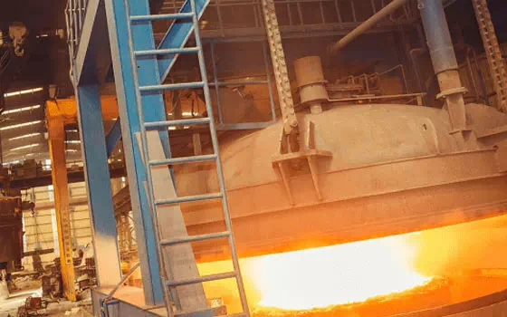 Description of the three stages of carbon steel manufacturing