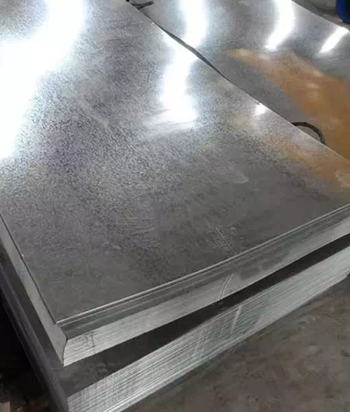 Hot-dip galvanizing is the reaction of molten metal with an iron substrate to produce an alloy layer