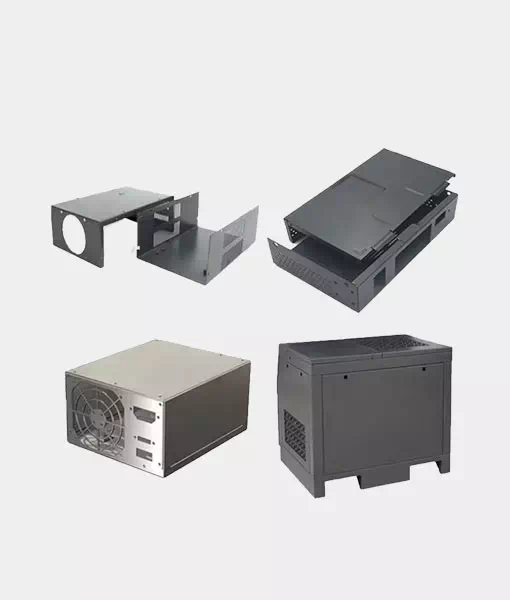 Custom laser cleaning, welding and cutting sheet metal case machined parts bend large box packaging