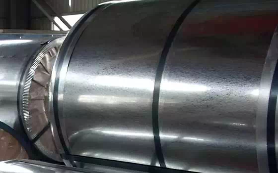 The plant produces Z275 hot dip galvanized steel coils