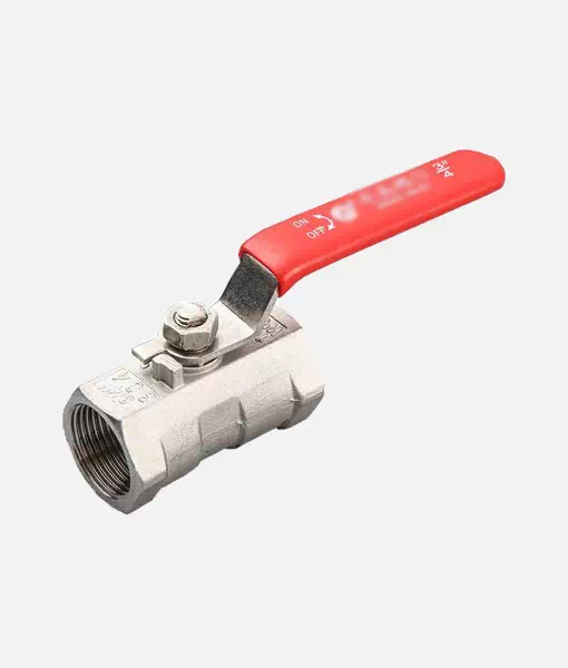 One-piece ball valve